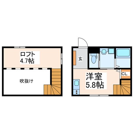 groom九品寺の物件間取画像